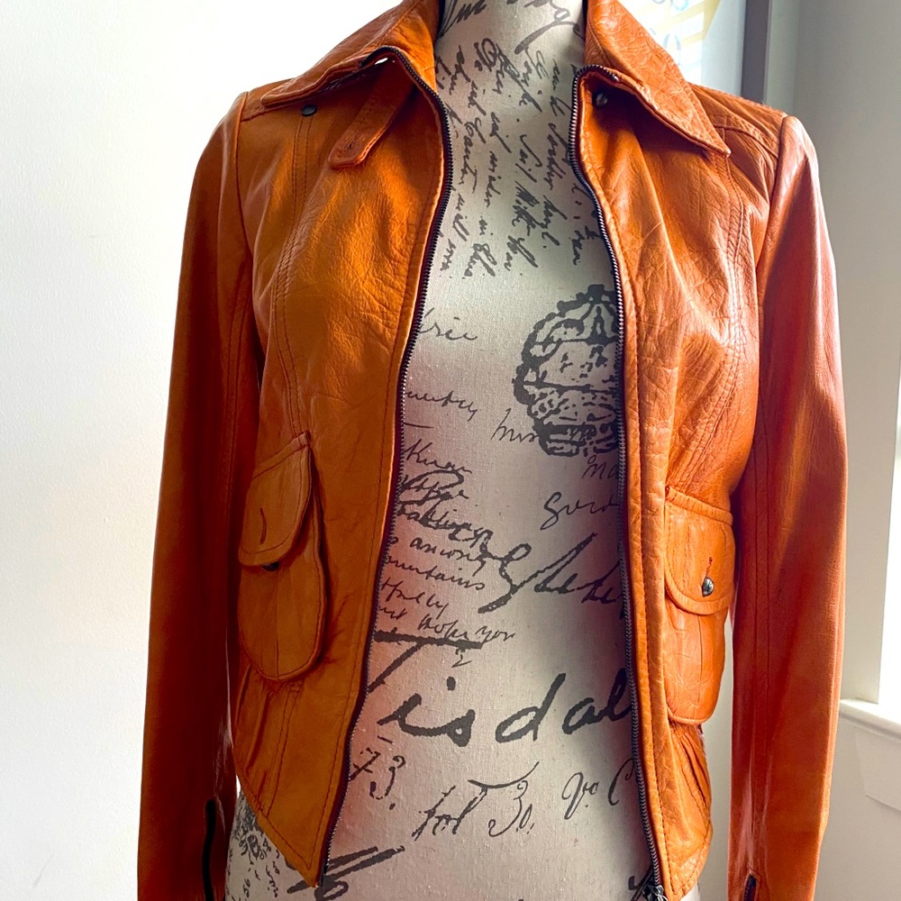 Italian leather jacket